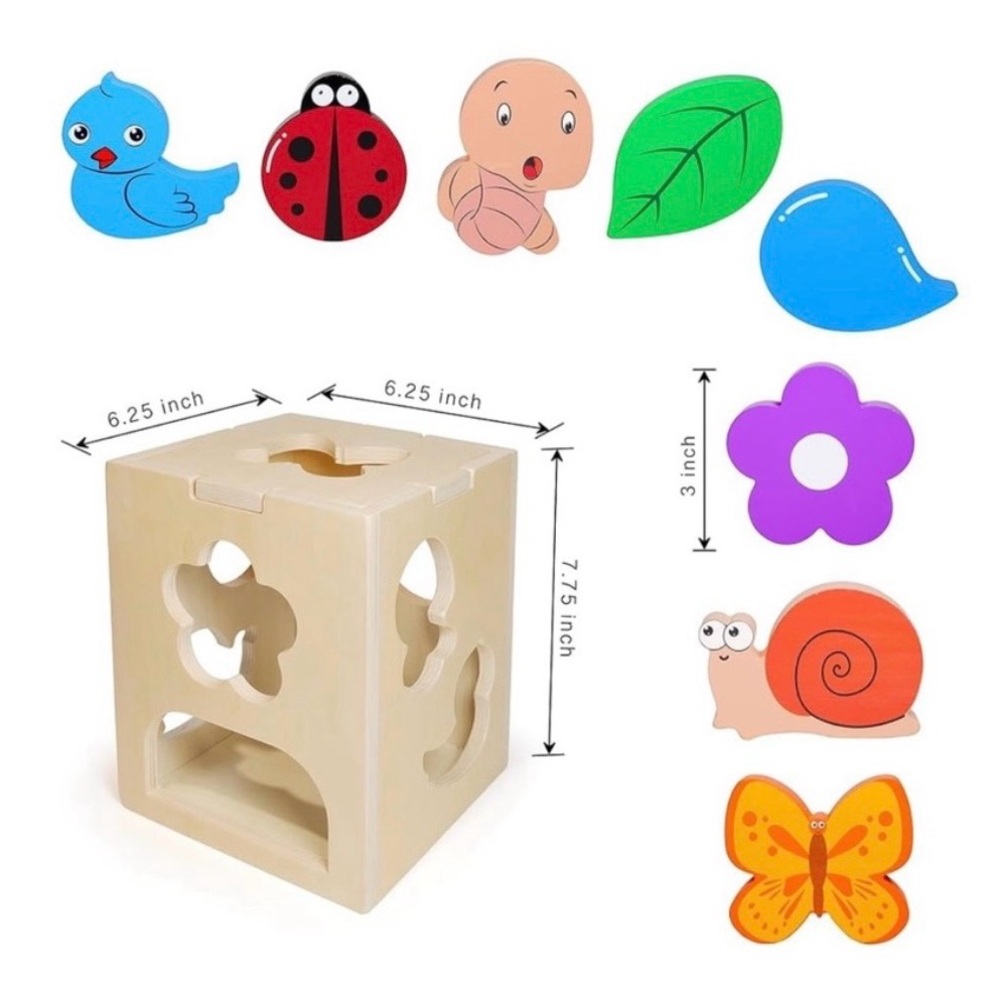 NIB (New in Box) ANAPOLAS Toy Sorting Wooden box - Picture 2 of 4